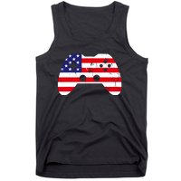 4th Of July T Video Game Gamer Usa Tank Top