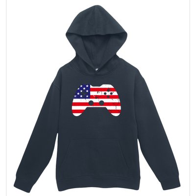 4th Of July T Video Game Gamer Usa Urban Pullover Hoodie