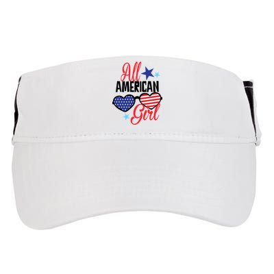 4th Of July All American Girl Glasses American Flag Adult Drive Performance Visor