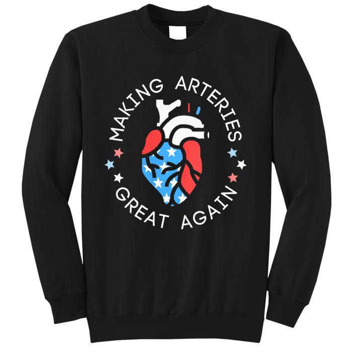 4th Of July Cardiac Nurse Making Arteries Great Again Sweatshirt