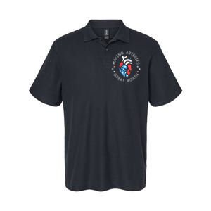 4th Of July Cardiac Nurse Making Arteries Great Again Softstyle Adult Sport Polo