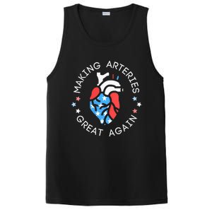 4th Of July Cardiac Nurse Making Arteries Great Again PosiCharge Competitor Tank