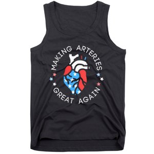 4th Of July Cardiac Nurse Making Arteries Great Again Tank Top