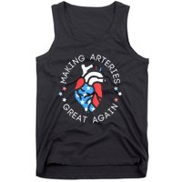 4th Of July Cardiac Nurse Making Arteries Great Again Tank Top