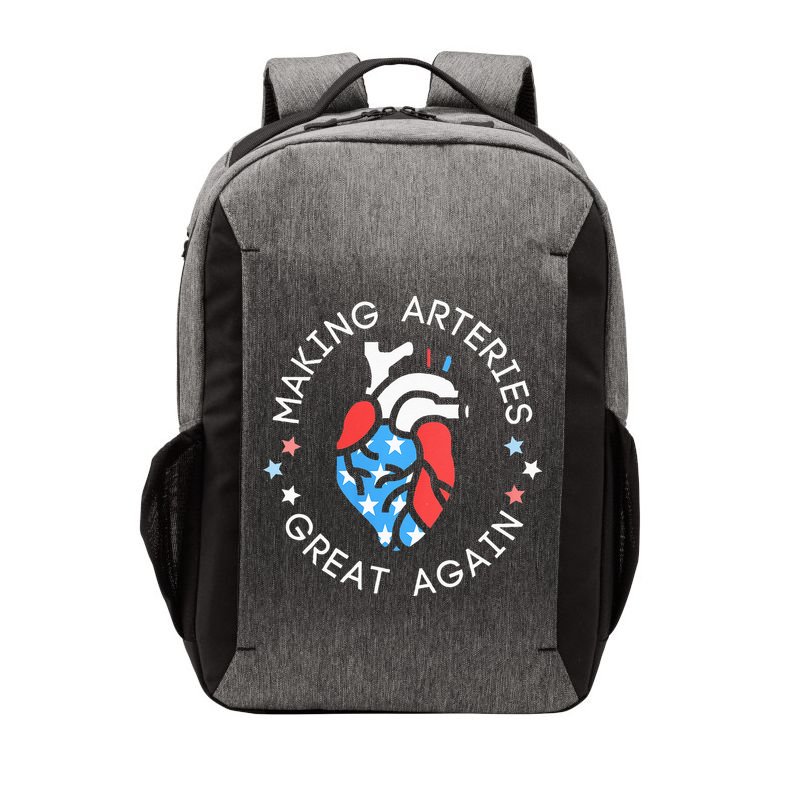 4th Of July Cardiac Nurse Making Arteries Great Again Vector Backpack