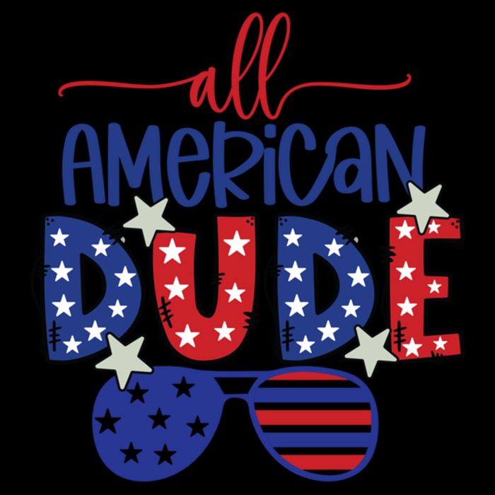 4th Of July Sunglasses All American Dude Cool Gift Cooling Performance Crew T-Shirt