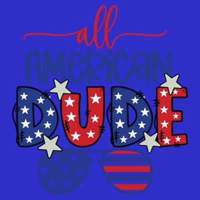 4th Of July Sunglasses All American Dude Cool Gift T-Shirt