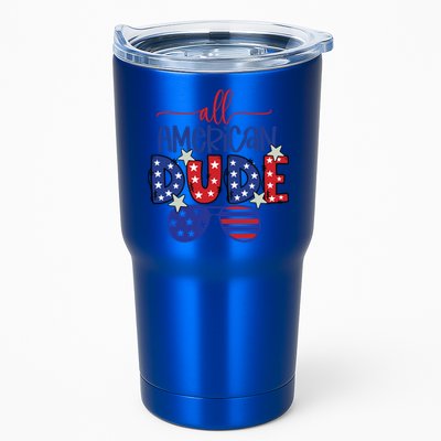 4th Of July Sunglasses All American Dude Cool Gift Tumbler