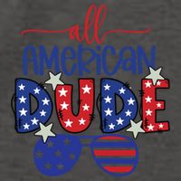 4th Of July Sunglasses All American Dude Cool Gift Vector Backpack