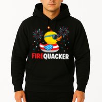 4th Of July Duck Firequacker Patriotic Fourth Of July Funny Hoodie