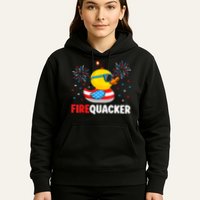 4th Of July Duck Firequacker Patriotic Fourth Of July Funny Hoodie
