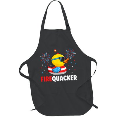 4th Of July Duck Firequacker Patriotic Fourth Of July Funny Apron