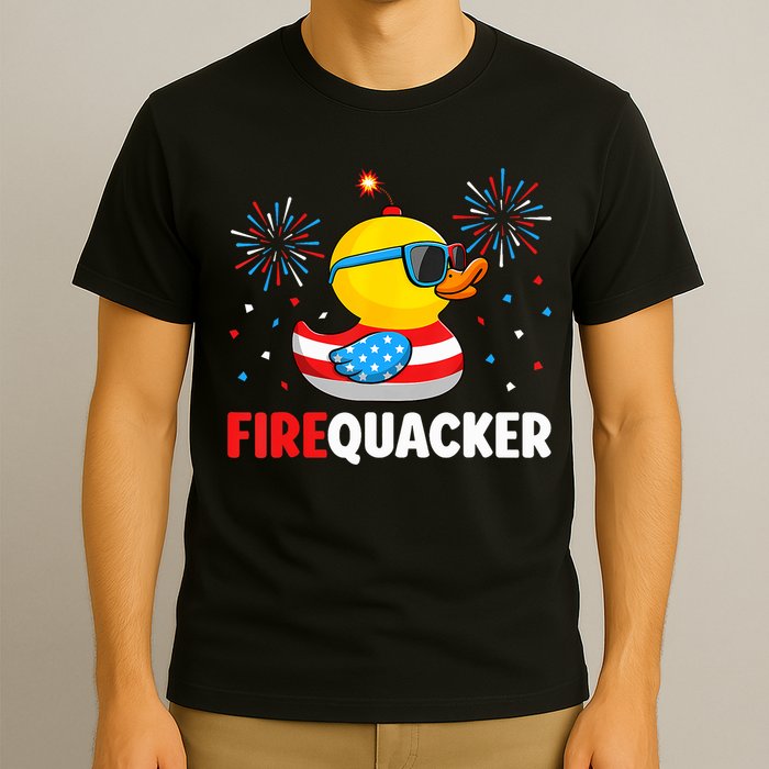4th Of July Duck Firequacker Patriotic Fourth Of July Funny T-Shirt