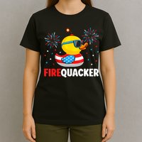 4th Of July Duck Firequacker Patriotic Fourth Of July Funny T-Shirt