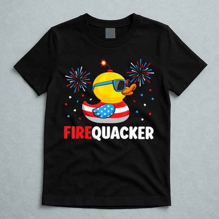 4th Of July Duck Firequacker Patriotic Fourth Of July Funny T-Shirt