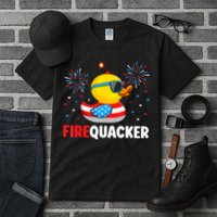 4th Of July Duck Firequacker Patriotic Fourth Of July Funny Tall T-Shirt