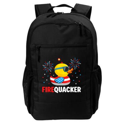 4th Of July Duck Firequacker Patriotic Fourth Of July Funny Backpack