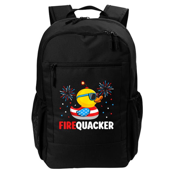 4th Of July Duck Firequacker Patriotic Fourth Of July Funny Backpack