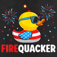 4th Of July Duck Firequacker Patriotic Fourth Of July Funny Trucker Hat