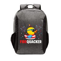 4th Of July Duck Firequacker Patriotic Fourth Of July Funny Vector Backpack