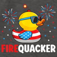 4th Of July Duck Firequacker Patriotic Fourth Of July Funny Vector Backpack