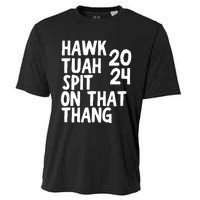 4th Of July Patriotic Usa Hawk Tuah Spit On That Thing Cooling Performance Crew T-Shirt