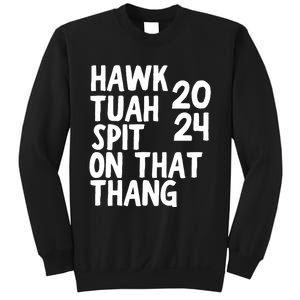 4th Of July Patriotic Usa Hawk Tuah Spit On That Thing Sweatshirt