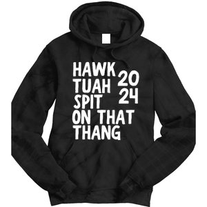 4th Of July Patriotic Usa Hawk Tuah Spit On That Thing Tie Dye Hoodie