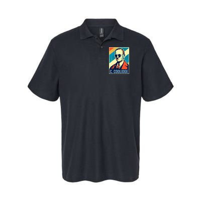 4th Of July Calvin Coolidge President Retro Patriotic Polo
