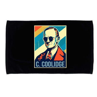 4th Of July Calvin Coolidge President Retro Patriotic Microfiber Hand Towel