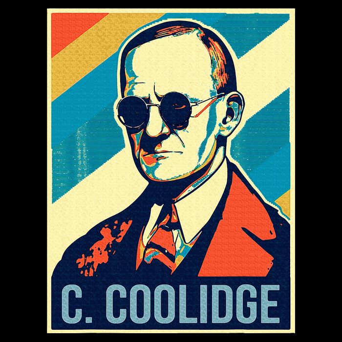 4th Of July Calvin Coolidge President Retro Patriotic Wool Snapback Cap