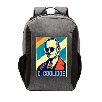 4th Of July Calvin Coolidge President Retro Patriotic Vector Backpack