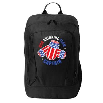 4th Of July Beer Can Flag Design USA Drinking Team Tees City Backpack