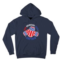 4th Of July Beer Can Flag Design USA Drinking Team Tees Hoodie