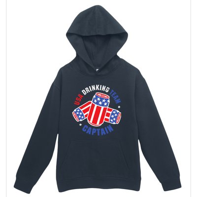 4th Of July Beer Can Flag Design USA Drinking Team Tees Urban Pullover Hoodie