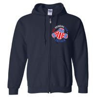 4th Of July Beer Can Flag Design USA Drinking Team Tees Full Zip Hoodie