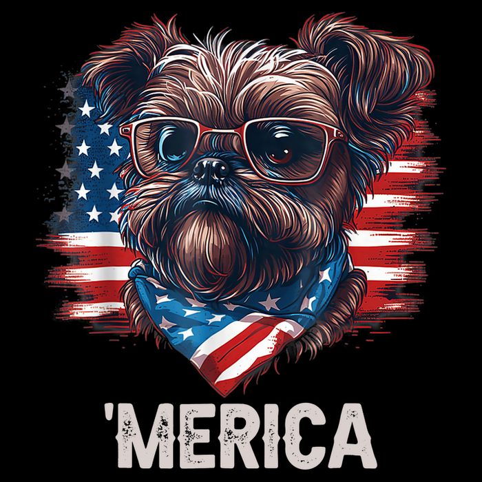 4th Of July Patriotic Brussels Griffon Dog Merica Bag
