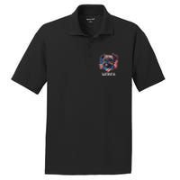 4th Of July Patriotic Brussels Griffon Dog Merica PosiCharge RacerMesh Polo