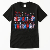 4th Of July For Wo Stethoscope Respiratory Therapist RT Tall T-Shirt