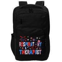 4th Of July For Wo Stethoscope Respiratory Therapist RT Impact Tech Backpack