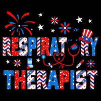 4th Of July For Wo Stethoscope Respiratory Therapist RT Impact Tech Backpack