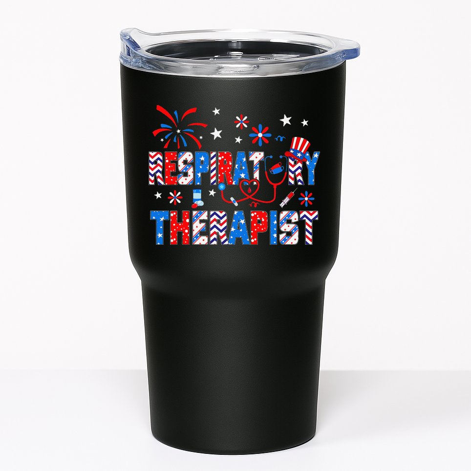 4th Of July For Wo Stethoscope Respiratory Therapist RT Tumbler