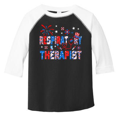 4th Of July For Wo Stethoscope Respiratory Therapist RT Toddler Fine Jersey T-Shirt