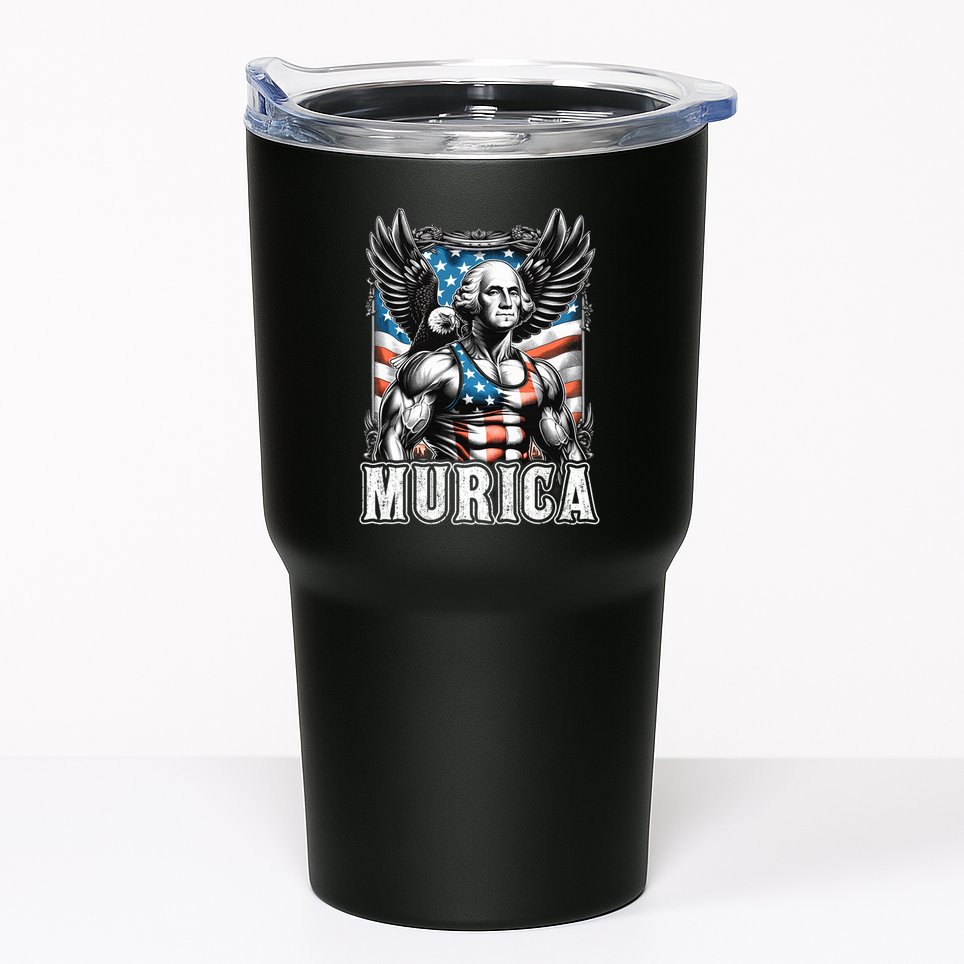 4th Of July Patriotic Funny George Washington July 4th Usa Tumbler