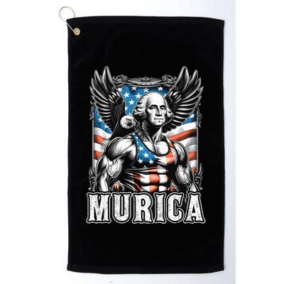 4th Of July Patriotic Funny George Washington July 4th Usa Golf Towel