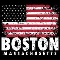 4th Of July Boston Massachusetts American Flag 16 in Basic Backpack