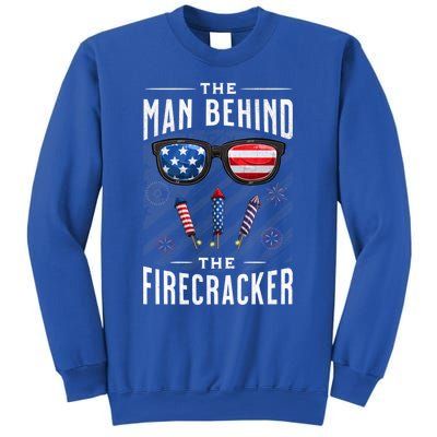 4th Of July Pregnancy Announcet Behind Firecracker Funny Gift Sweatshirt