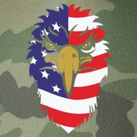 4th Of July Bald Eagle With American Flag Legacy Tie Dye Trucker Hat