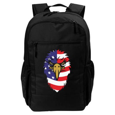 4th Of July Bald Eagle With American Flag Backpack
