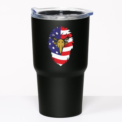 4th Of July Bald Eagle With American Flag Tumbler